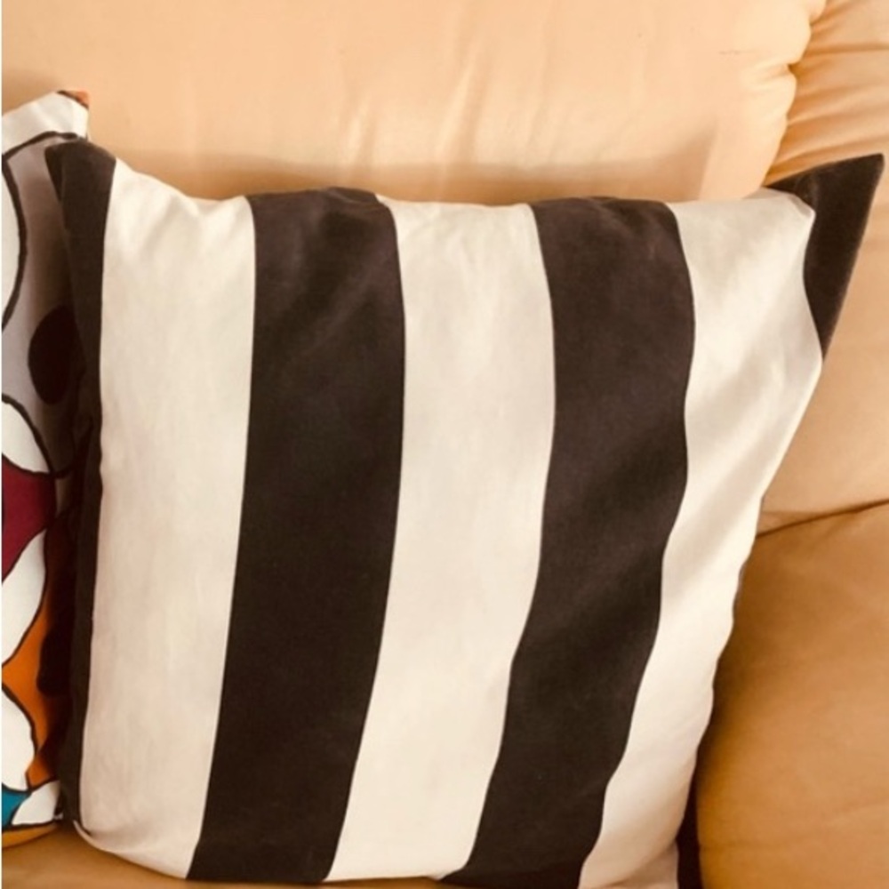 IKEA Stripe Accent Pillow Cover